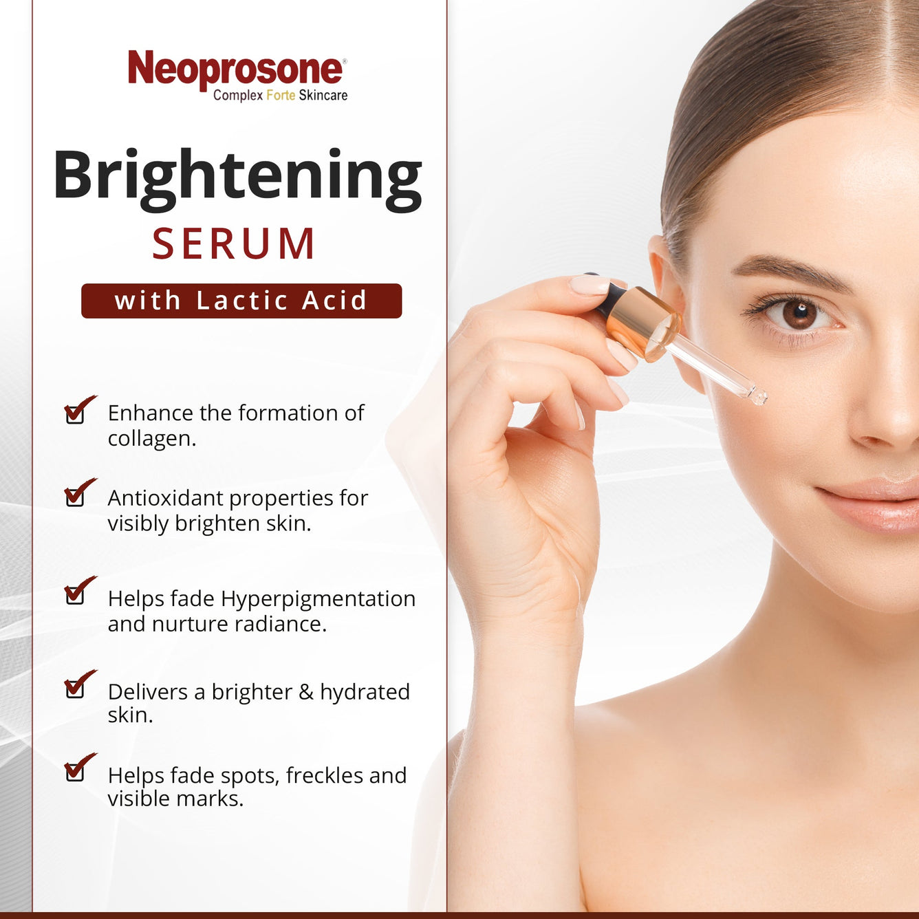 Neoprosone Brightening Serum - For Clear Skin - 30 ml / 1 oz Mitchell Brands - Mitchell Brands - Skin Lightening, Skin Brightening, Fade Dark Spots, Shea Butter, Hair Growth Products