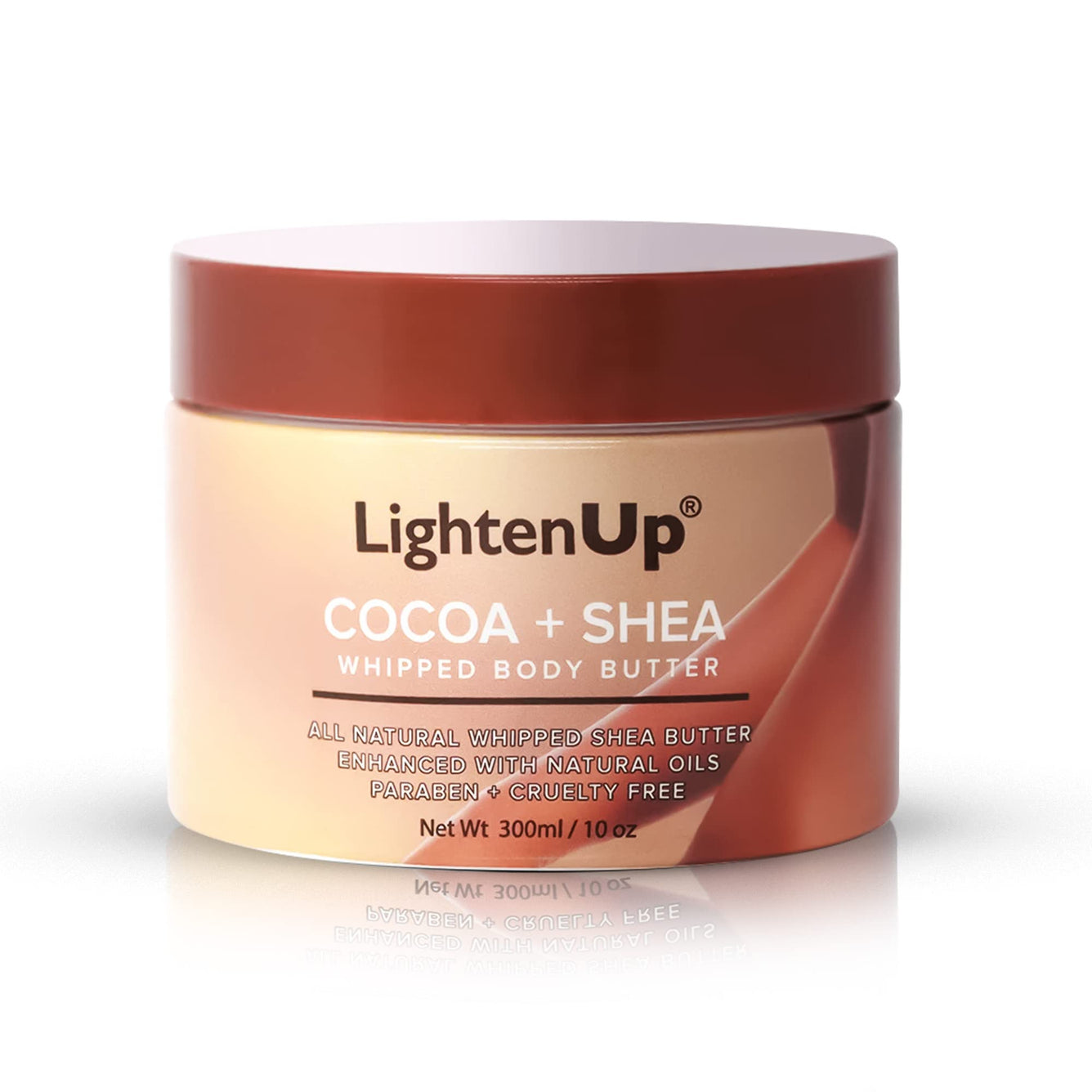 LightenUp Cocoa Shea Butter Jar 300 ml Mitchell Brands - Mitchell Brands - Skin Lightening, Skin Brightening, Fade Dark Spots, Shea Butter, Hair Growth Products