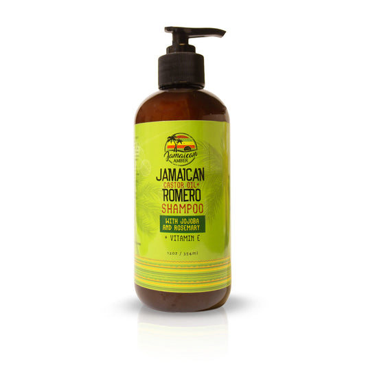 Jamaican Amber Romero Shampoo 12oz Mitchell Brands - Mitchell Brands - Skin Lightening, Skin Brightening, Fade Dark Spots, Shea Butter, Hair Growth Products