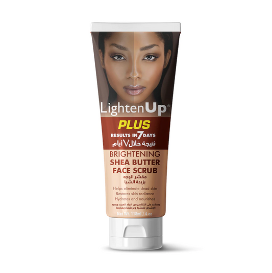 LightenUp Face Scrub 4 oz Mitchell Brands - Mitchell Brands - Skin Lightening, Skin Brightening, Fade Dark Spots, Shea Butter, Hair Growth Products