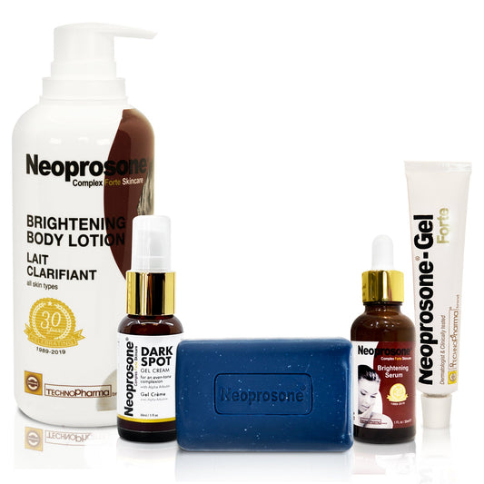 Neoprosone Forte Bundle Mitchell Brands - Mitchell Brands - Skin Lightening, Skin Brightening, Fade Dark Spots, Shea Butter, Hair Growth Products