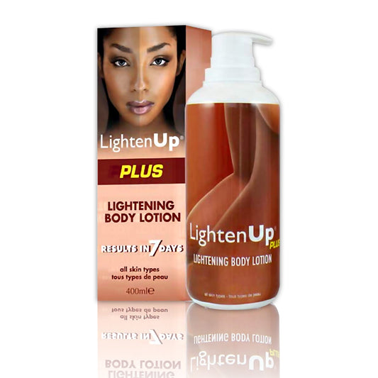 Omic LightenUp PLUS Lightening Body Lotion - 400ml LightenUp - Mitchell Brands - Skin Lightening, Skin Brightening, Fade Dark Spots, Shea Butter, Hair Growth Products